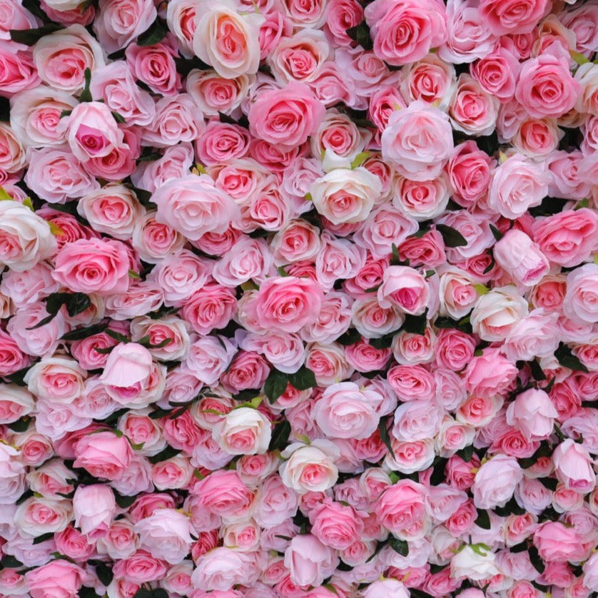 5D Light Pink Rose Deluxe Flower Wall - Cloth Backed