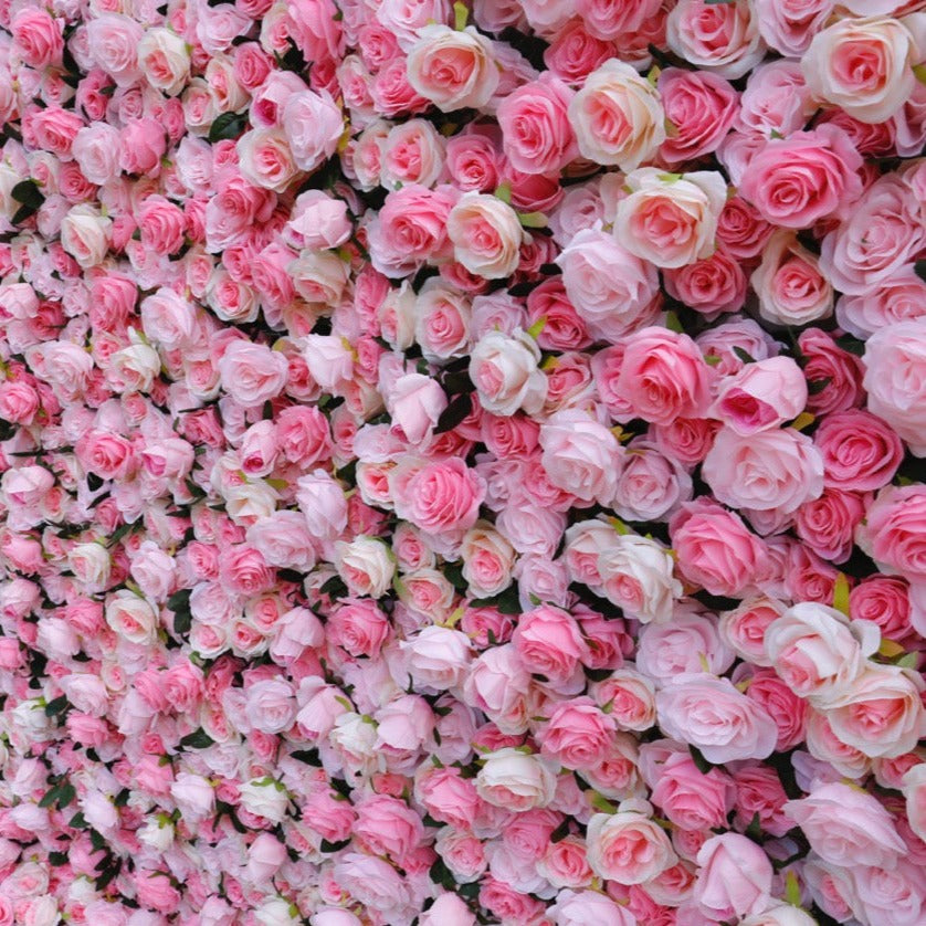 5D Light Pink Rose Deluxe Flower Wall - Cloth Backed