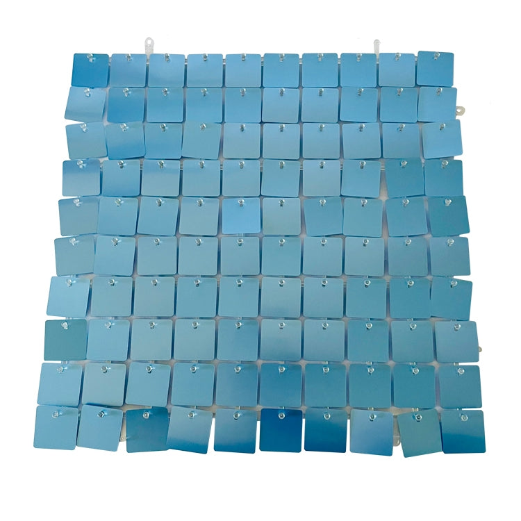 Matte Blue Sequin Wall - In Stock