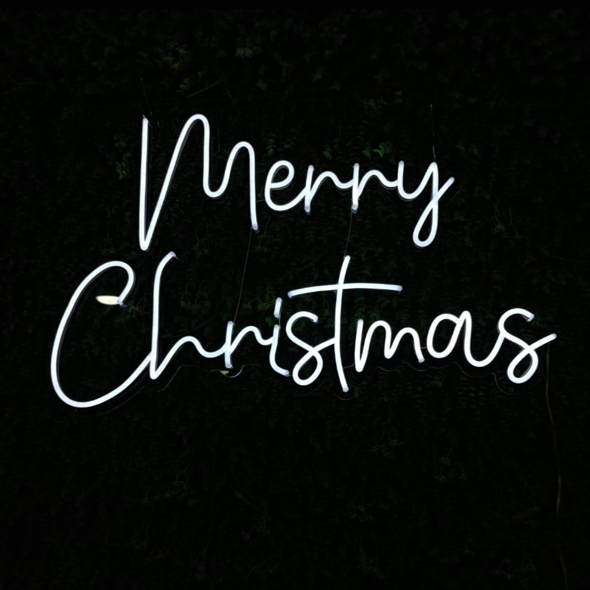 Merry Christmas Neon Sign in Cool or Warm White