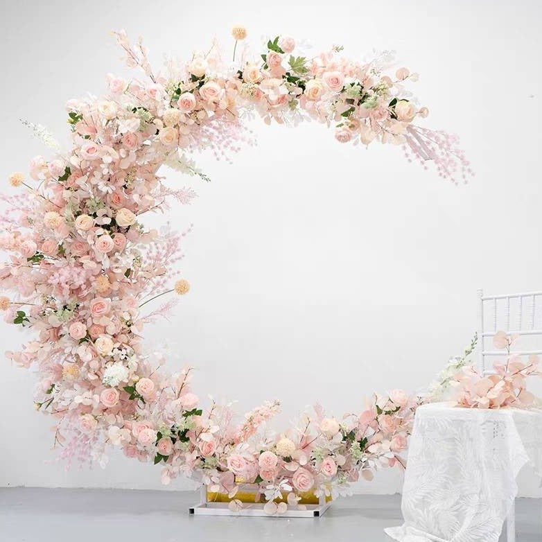 Pink Moon Gate Arch Backdrop - 2.1m