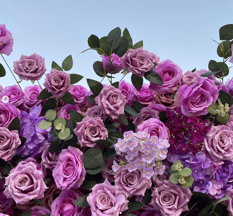 Luxury 5D 'Chloé' Flower Wall  - Cloth Backed