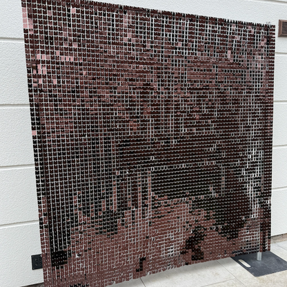 Dark Chocolate Sequin Wall
