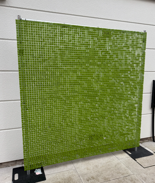 Pimento Green Sequin Wall - 49 Panels