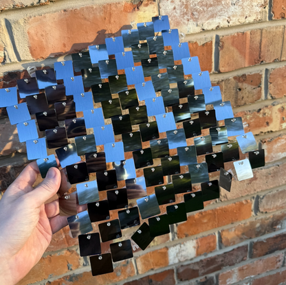 Gunemetal Sequin Wall - 49 Panels