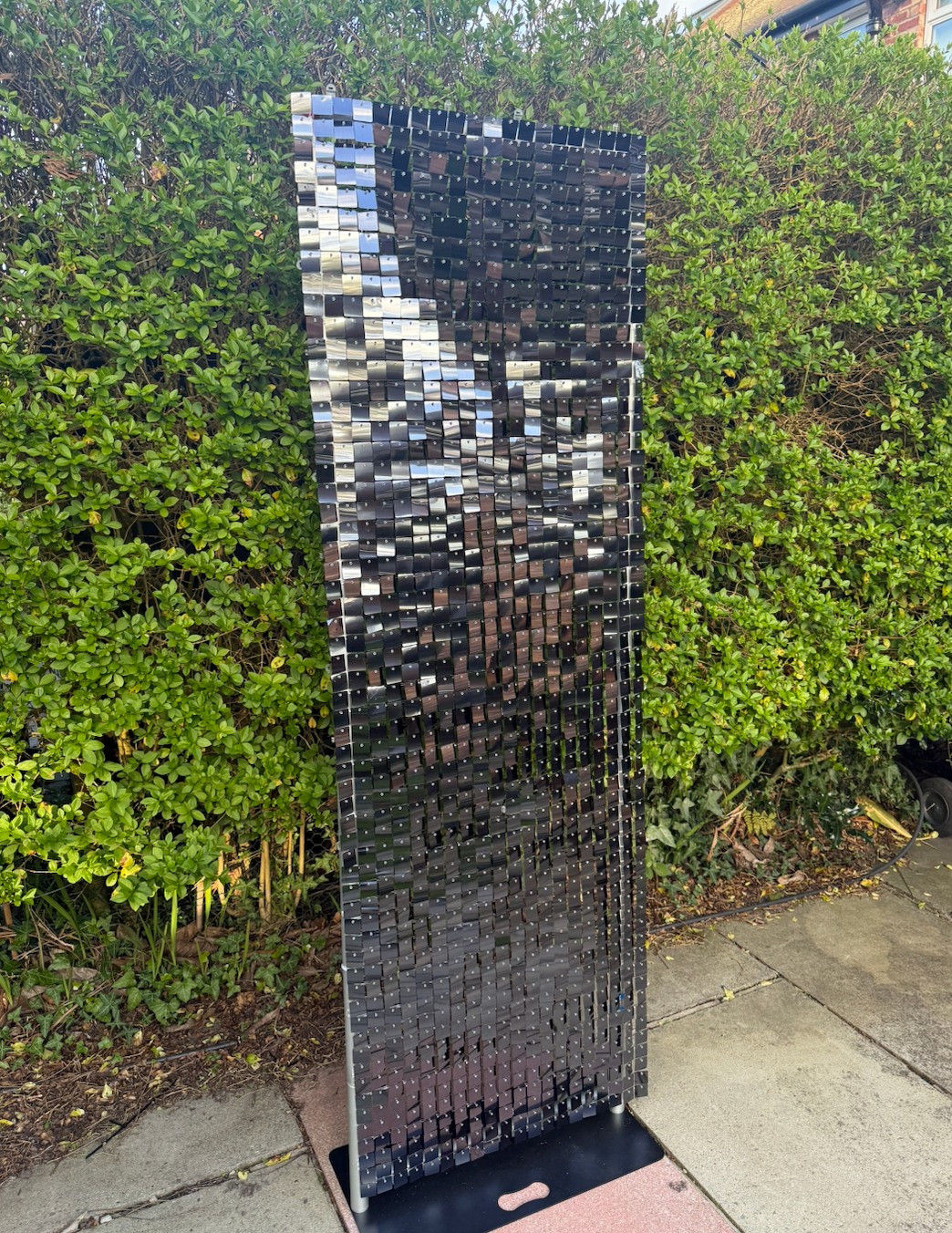 Gunemetal Sequin Wall - 49 Panels