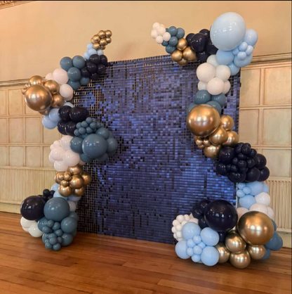 Midnight Navy Sequin Wall - 49 Panels