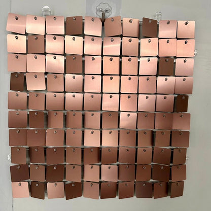 Chocolate Matte Sequin Wall