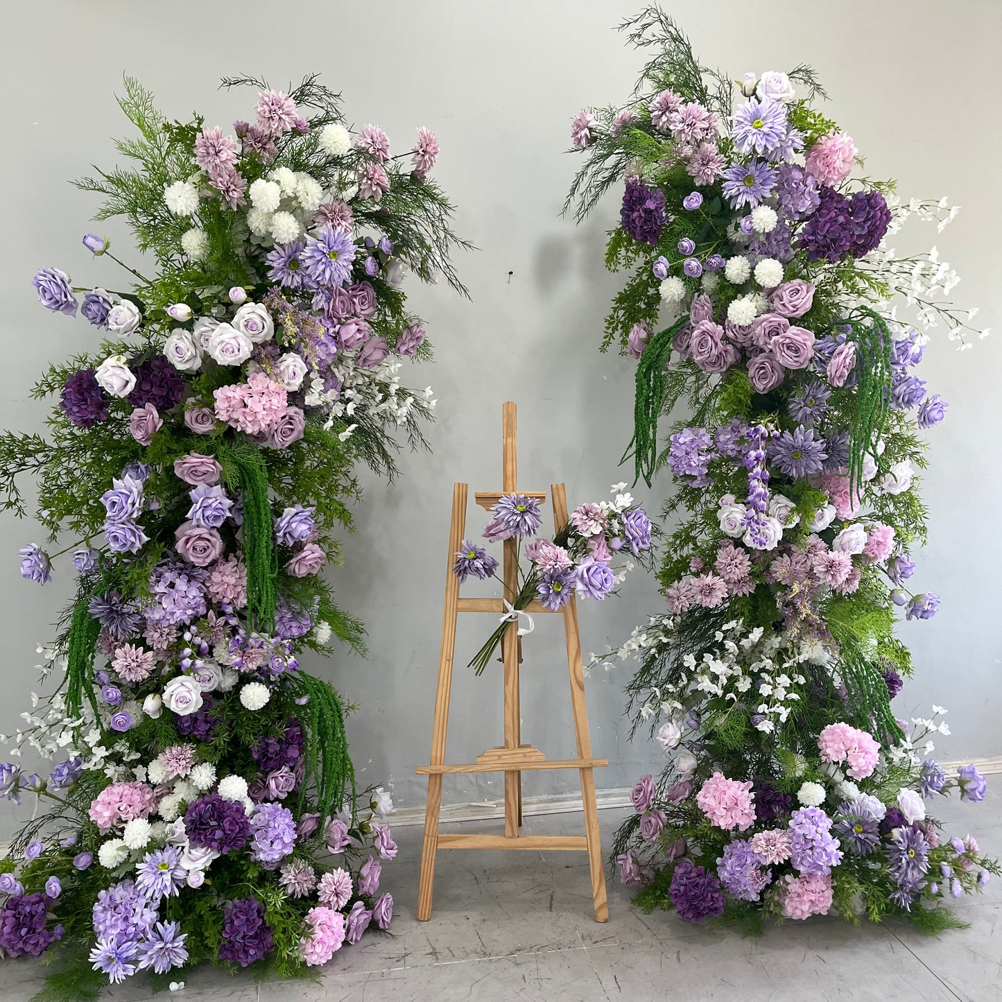 Luxury Purple & Pink Floral Arch - 2.4m