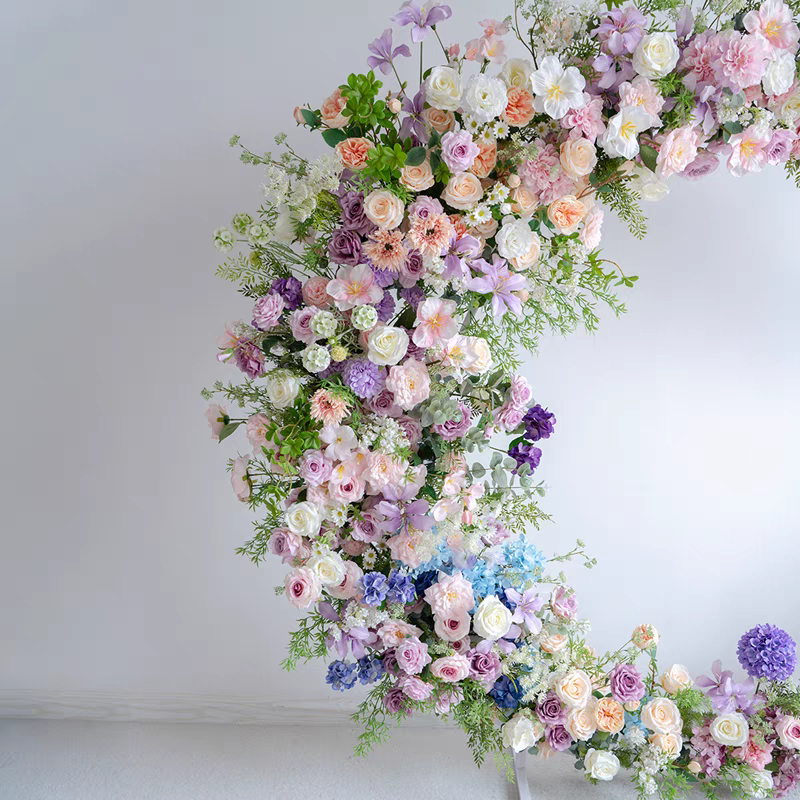 Garden Party Floral Moon Gate - 2.1m