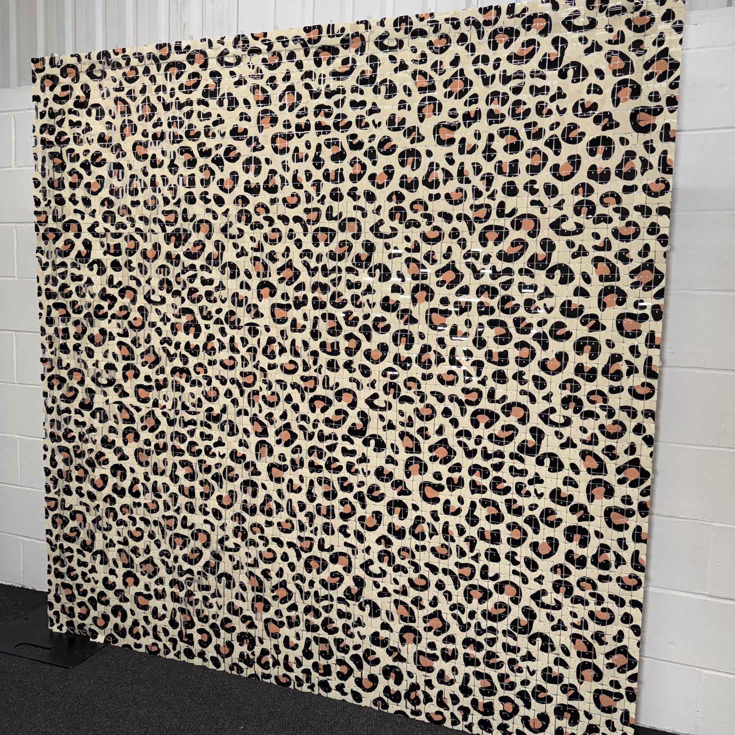 Leopard Print Sequin Wall