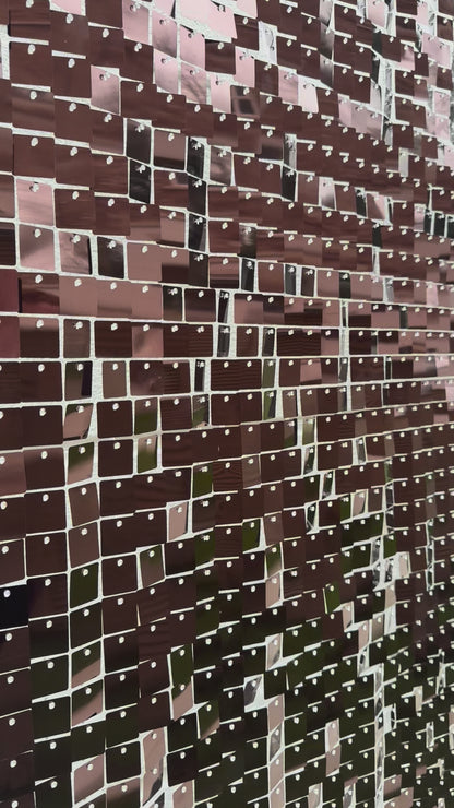 Dark Chocolate Sequin Wall